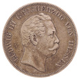 Niemcy. Kaiserreich, Hessen, 5 Marek  1876 Ludwig III Ag