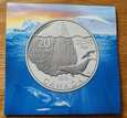 Kanada, 20 Dolarów 2013 Góra lodowa i wieloryb Ag 999