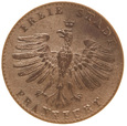 Niemcy. Frankfurt, 1 Krajcar 1857 Ag