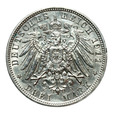 Niemcy. Kaiserreich, Bayern, 3 Marki 1911 Luitpold Ag