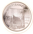 Francja, 100 Franków / 15 Euro 1996 Katedra Ag