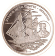 Kongo, 1000 Francs 2004 Hermione Żaglowiec Marynistyka Ag