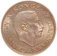 Dania 2 korony 1945 75 Rocznica urodzin - Król Chrystian X Ag