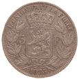 Belgia, 5 Franków 1873 Leopold II Ag