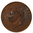 Anglia, Half Penny 1826 Grzegorz IV