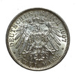Niemcy, Kaiserreich, Prusy, 2 Marki 1907 Wilhelm II Ag