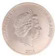 Cook Islands, 1 Dollar 2014 Żaglowiec 1 Oz