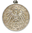 Niemcy. Kaiserreich, Saksonia, 5 Marek 1908 Friedrich Ag