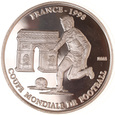 Czad, 1000 Francs 2002 Mundial Piłka Nożna Sport Ag