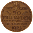  Heilbronn, 50 Milliarden Mark 1923