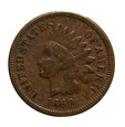 USA, 1 Cent 1869 Indianin