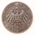 Kaiserreich, Oldenburg, 5 Marek 1901 Friedrich August