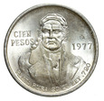 Meksyk, 100 Pesos 1977 Morales Ag