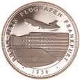 Niemcy, Medal - Sztabka, Lotnisko Frankfurt Ag 999 PROOF