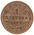 Niemcy. Wurttemberg, 1 Krajcar 1873 Ag