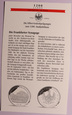 Niemcy, Medal - Sztabka, Synagoga Frankfurt Ag 999 PROOF