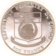 Kongo, 500 Francs 1992 Mundial 1994 Ag