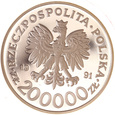 Polska, 200 000 złotych, 1991 Olimpiada Ciężary Sport Ag