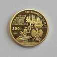 Złota moneta 200zł 150-lecie narodzin przemysłu naftowego 2003
