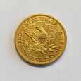 Złota moneta 5 dolarów Liberty Head 1880