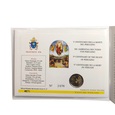 2€ Pietro Perugino, Okładka filatelistyczno - numizmatyczna Watykan