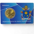 50 EUROCENT, WATYKAN COIN CARD NR 44, ZNACZEK 1,20 € 2023