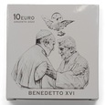 10 €, Papież Benedykt XVI Watykan, Srebrna moneta, 2023