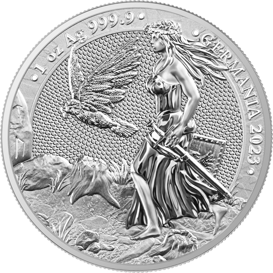 1 uncja, Germania, Srebrna moneta, 2023