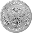 1 uncja, Germania, Srebrna moneta, 2023