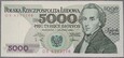 5000 złotych 1988 Fryderyk Chopin seria DR