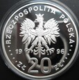 20 złotych IV Wieki Stołeczności Warszawy 1996r.