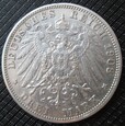 3 marki 1908 G Badenia Fryderyk II