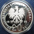 20 złotych IV Wieki Stołeczności Warszawy 1996r.