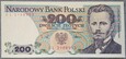 200 złotych 1988 Jarosław Dąbrowski seria EL