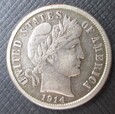 USA 10 centów 1914 S