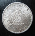 3 marki 1911 D Bayern 