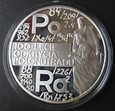 20 złotych 100-lecie Odkrycia Polonu i Radu 1998r.