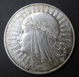 10 złotych 1932 bez zn. Jadwiga Głowa Kobiety