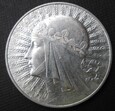 10 złotych 1933 Jadwiga Głowa Kobiety