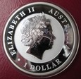 Australia 1 dolar 2016 KOOKABURRA uncja Ag 999 