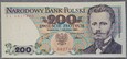 200 złotych 1988 Jarosław Dąbrowski seria EL