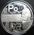 20 złotych 100-lecie Odkrycia Polonu i Radu 1998r.