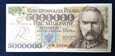5000000 złotych 1995 Piłsudski   seria AM niski nr 0000016 UNC