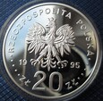 20 złotych 500 Lat Województwa Płockiego 1995r
