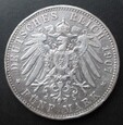 5 marek 1907 F Wuerttemberg Wilhelm II