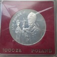 1000 złotych 1982 Jan Paweł II próba  zgrzewka