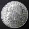 10 złotych 1932 bez zn. Jadwiga Głowa Kobiety