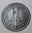 KOPIA Bolesław Chrobry 20 złotych 1925 srebrzona