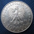 100000 złotych Solidarność 1990 typ A