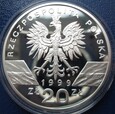 20 złotych 1999 Wilki